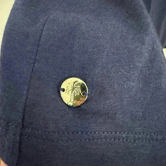 Lilly Pulitzer Lyra top navy blue size Small - Picture 6 of 8